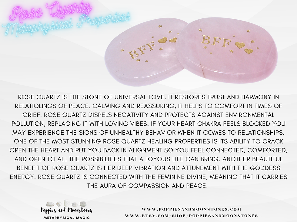 Thumbnail: Rose Quartz BFF Best Friends Crystal Pocket Stone Set of 2 Talisman Pair Reiki
