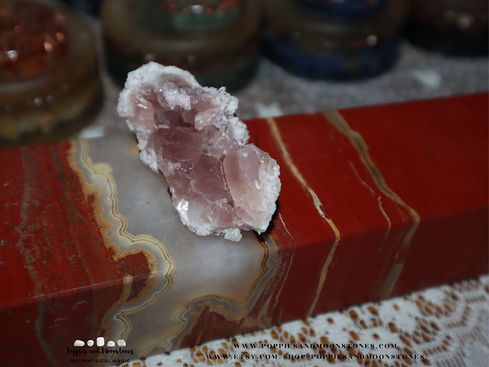 Thumbnail: Supercharged Pink Amethyst Raw Cluster Specimen Reiki Infused