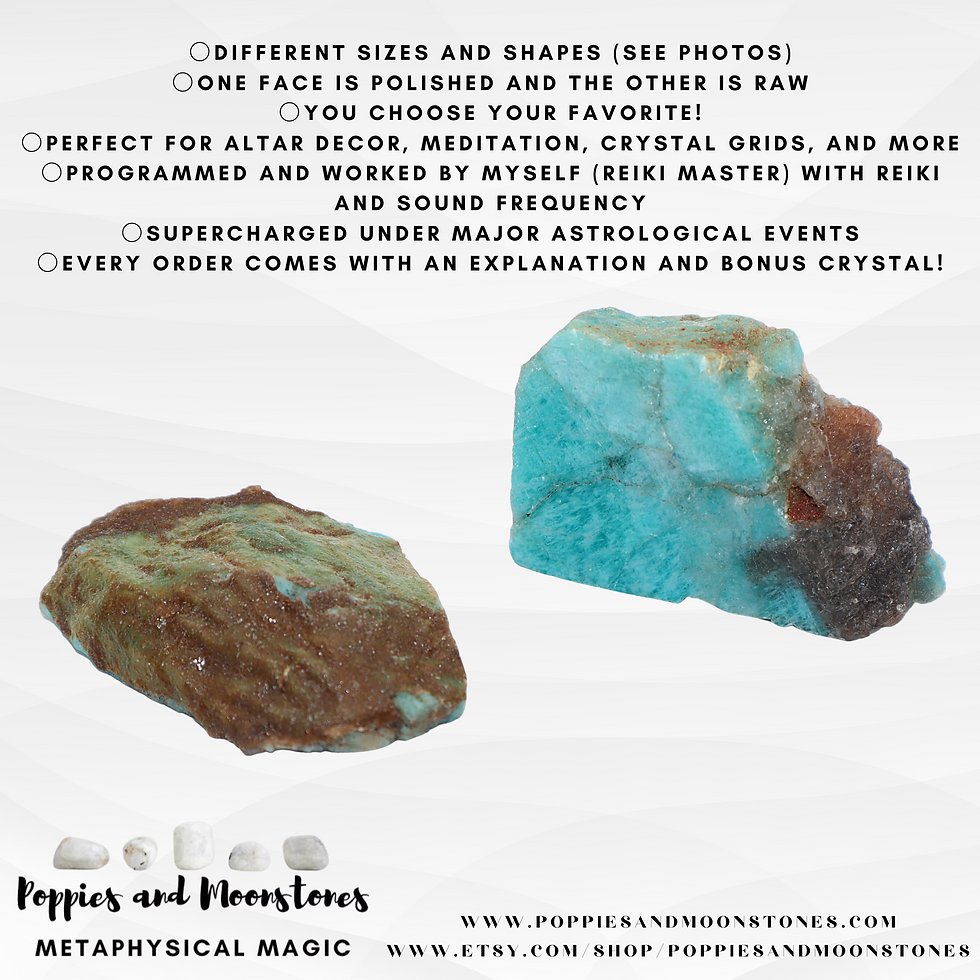 Thumbnail: Supercharged Amazonite Palm Stone for Positive Energy Flow Reiki Infused