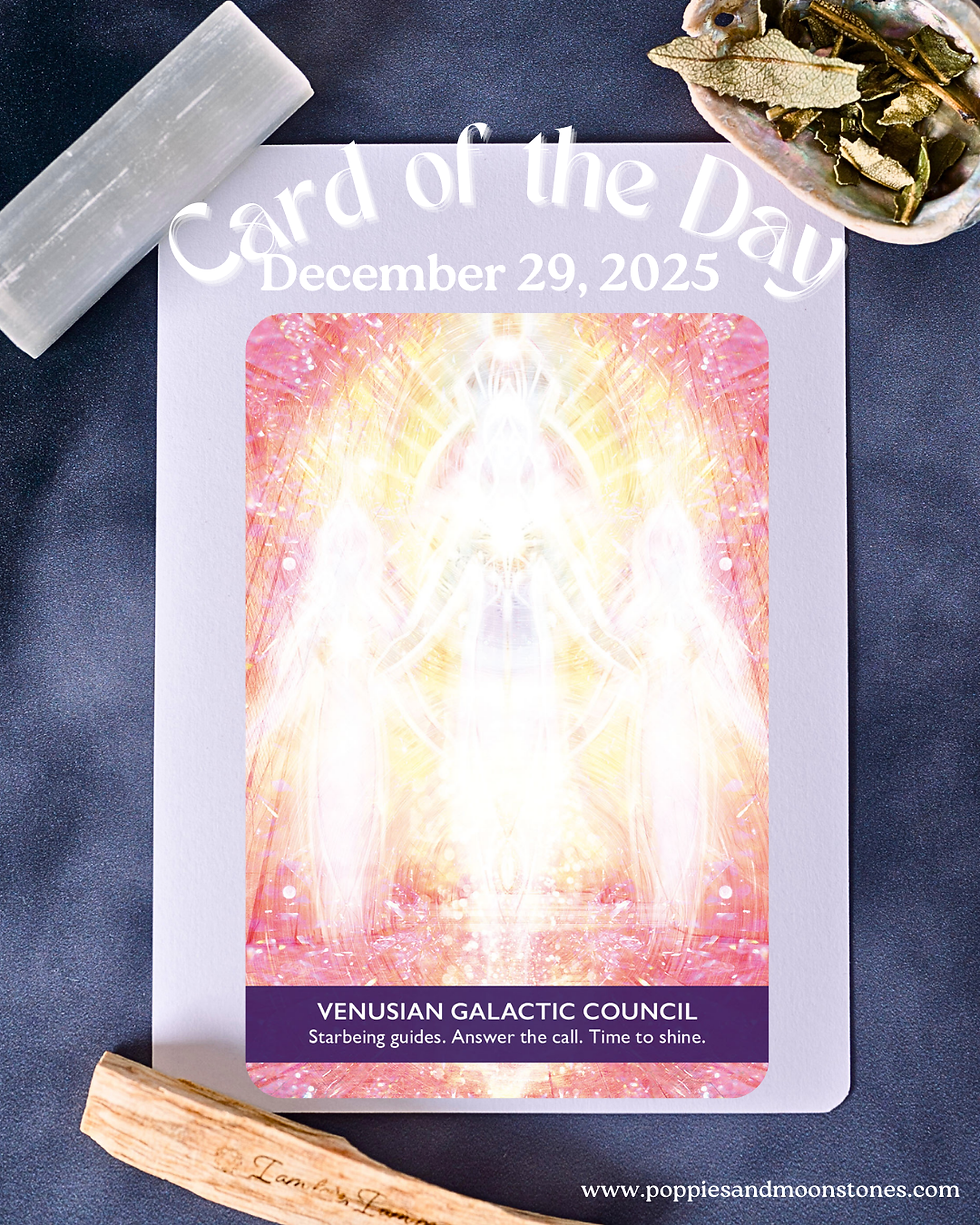 Card of the Day- December 29, 2025- Oracle Message