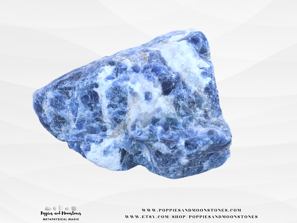 Thumbnail: Supercharged Raw Sodalite Crystal- Reiki Infused