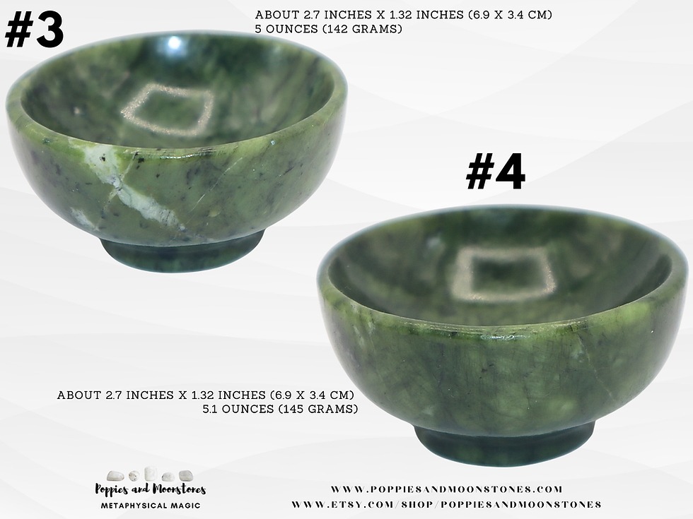 Thumbnail: Healerite Noble Serpentine Crystal Ritual Bowl- Supercharged- Reiki Infused