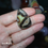 Thumbnail: Supercharged Septarian Sterling Silver Large Ring Size 8 Reiki Infused