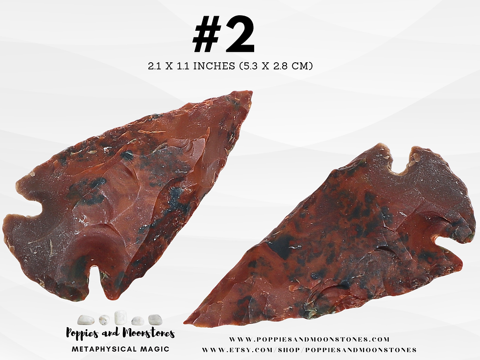 Thumbnail: Mahogany Obsidian Flint-Knapped Arrowhead-Supercharged Reiki Infused- You Pick!