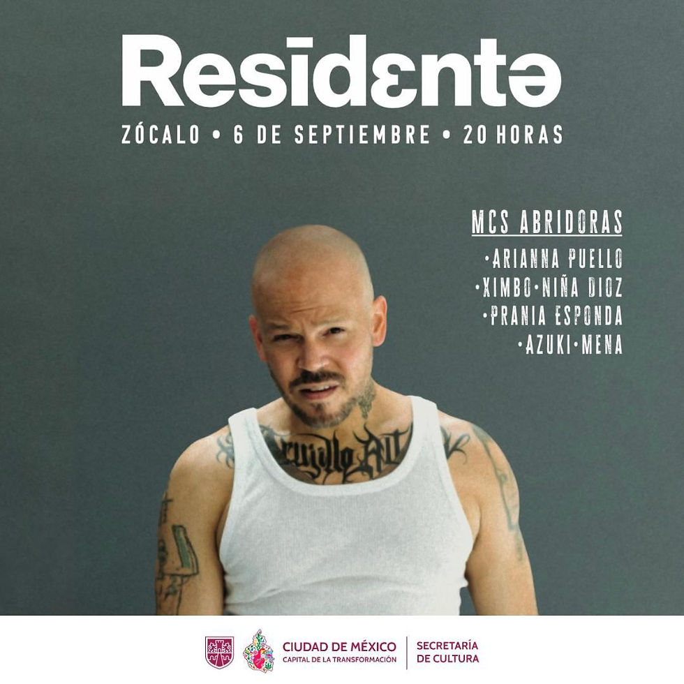 El Zócalo se rinde a Residente: una noche de música, memoria y revolución