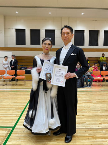 葛飾区ダンススポーツ競技会2024年1月14日入賞者記念撮影