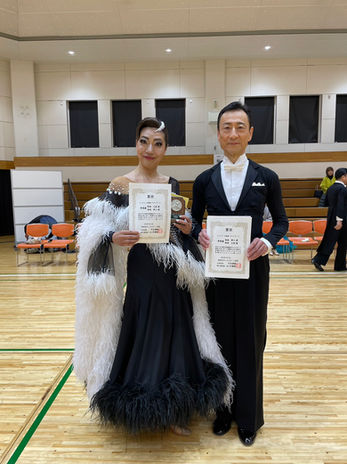 葛飾区ダンススポーツ競技会2024年1月14日入賞者記念撮影