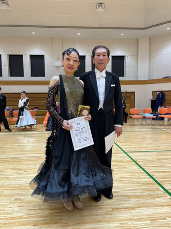 葛飾区ダンススポーツ競技会2024年1月14日入賞者記念撮影