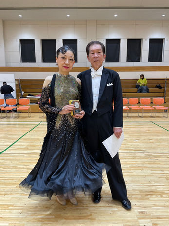 葛飾区ダンススポーツ競技会2024年1月14日入賞者記念撮影