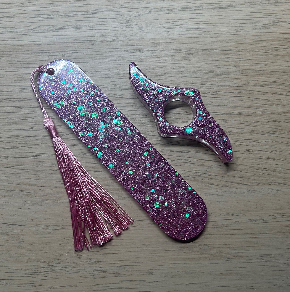 Miniature : Ensemble marque page + bague de lecture