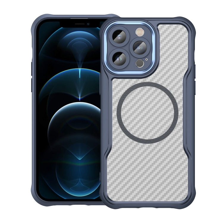 Thumbnail: Carbon Fiber Texture MagSafe Translucent Phone Case