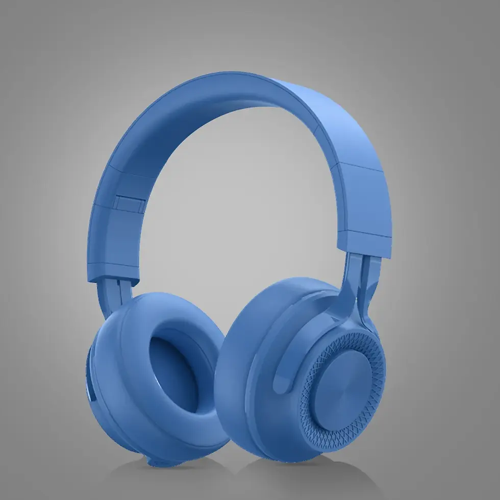 Thumbnail: BT Mobile Head Phones Over Ear Phone Stereo Music Headset Over-Ear Headphones