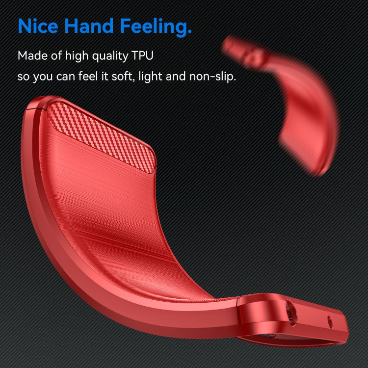 Thumbnail: Brushed Texture Carbon Fiber TPU Phone Case