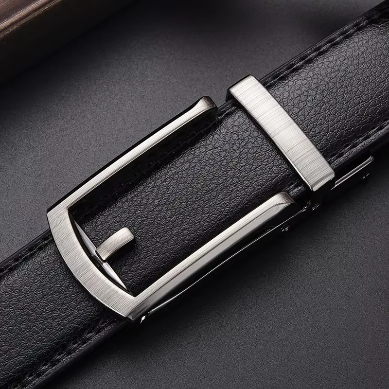 Men'S Click Belt Business Designer Leather Belts Jeans Auto view 3