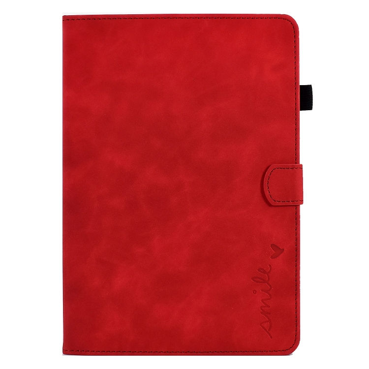 Thumbnail: Embossed Smile Flip Tablet Leather Smart Case