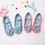 Thumbnail: Disney Frozen Princess Elsa Cartoon Soft Sole Sandals Baby Girl Princess Shoes C