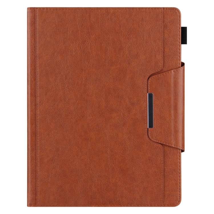 Thumbnail: Solid Color Metal Buckle Leather Smart Tablet Case