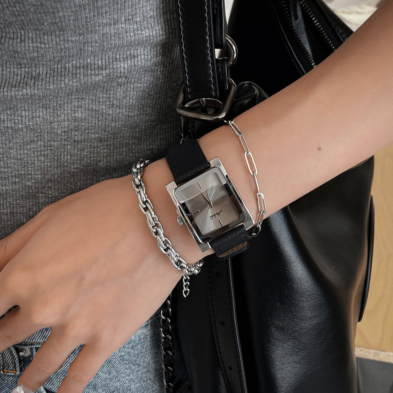 2026 New Watches High-End Silver Stainless Steel Elegant Wa