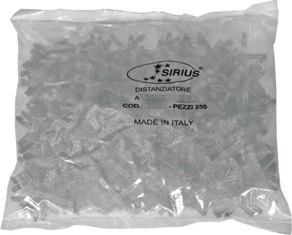 Thumbnail: DISTANZIATORI A T 1 mm PER POSA PAVIMENTO PIASTRELLE FUGA CROCETTE PEZZI 250