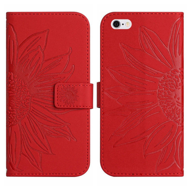 Thumbnail: Skin Feel Sun Flower Pattern Flip Leather Phone Case