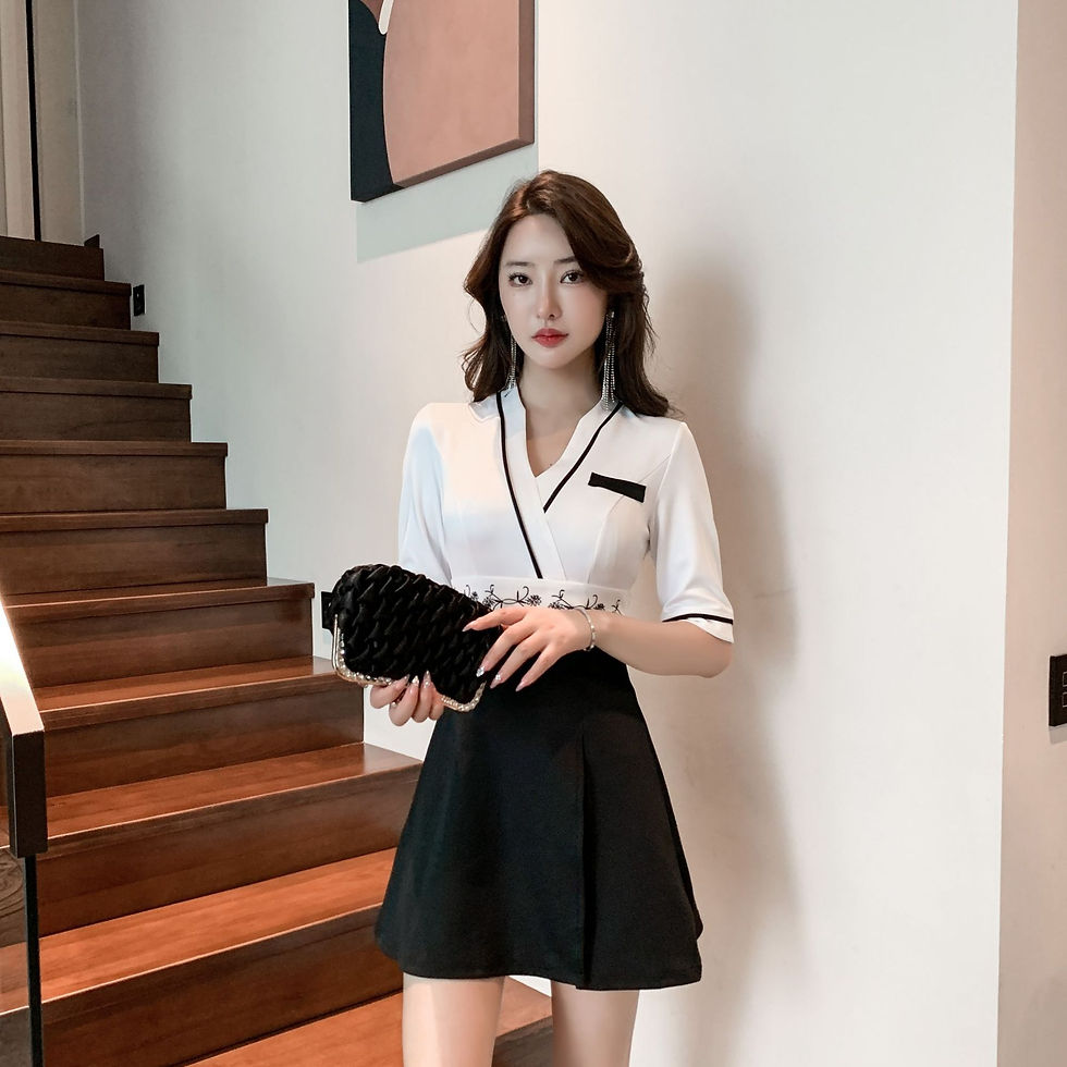 Thumbnail: Foot Bath Foot Therapy Working Clothes Spa Massage Technician Uniform Women's Ba