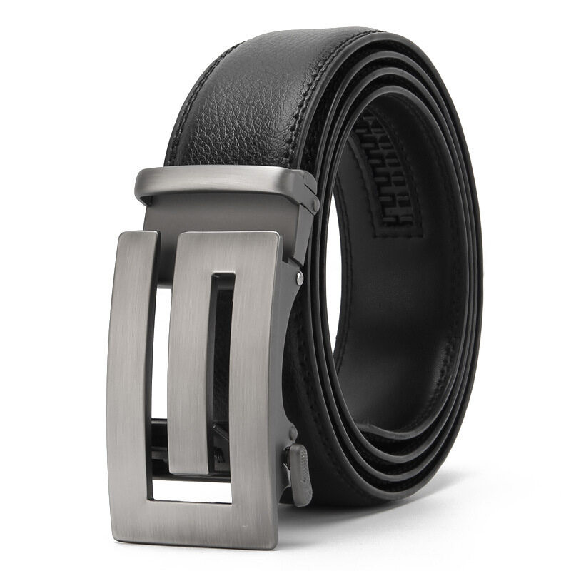 Belts Men Automatic Buckle Design Leather Belt For Me view 5