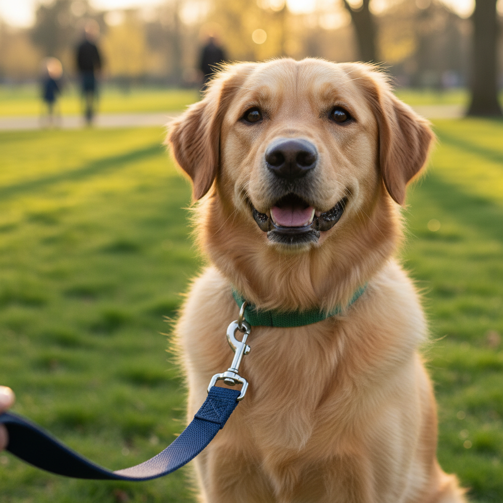 A photorealistic high quality photograph captures a close up slightly low angle view of a happy medi