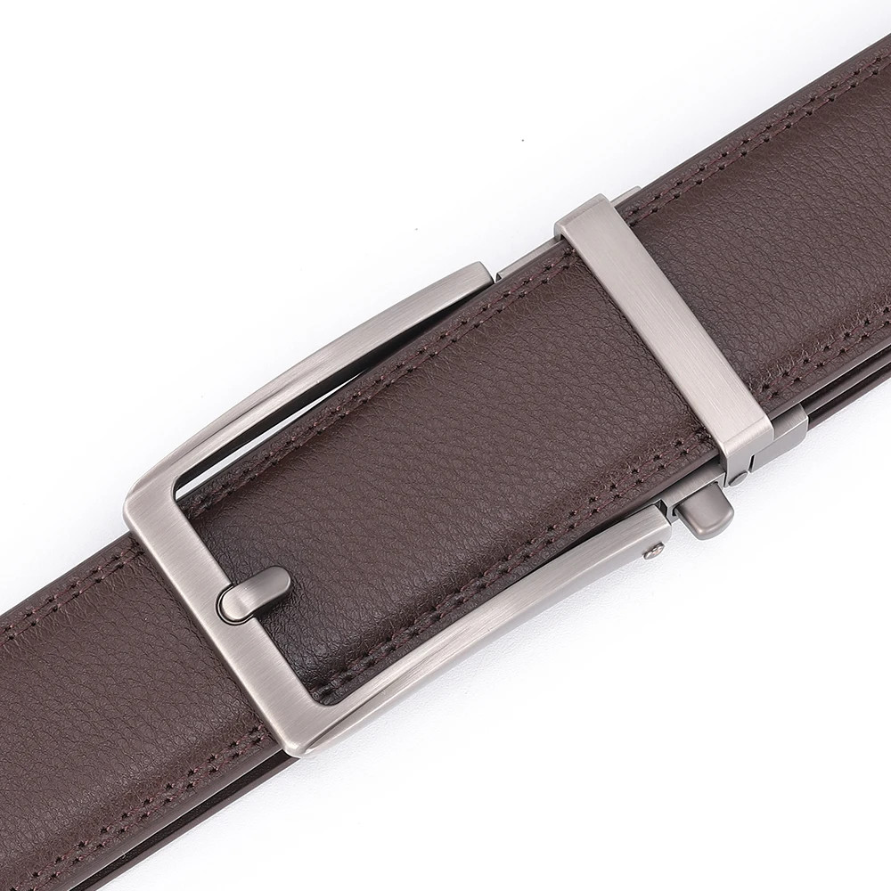 Click Belts For Men Designer Automatic Buckle Real view 5