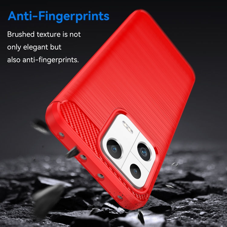 Thumbnail: Brushed Texture Carbon Fiber TPU Phone Case
