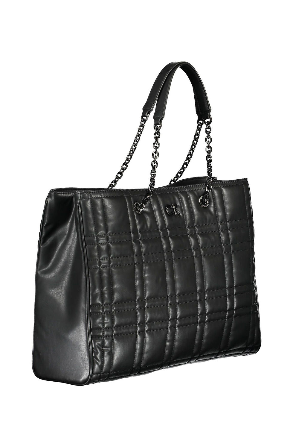 Thumbnail: Elegant Chain-Handle Black Handbag