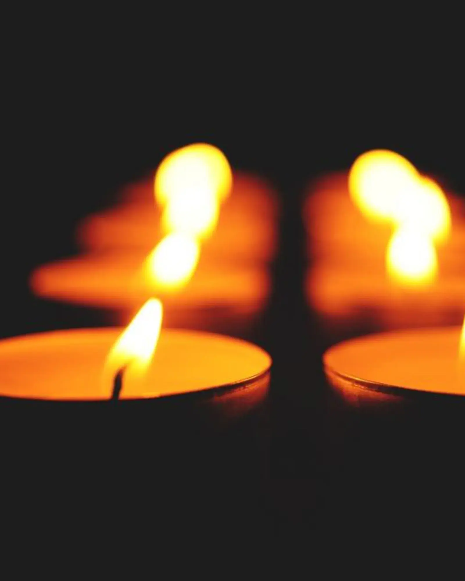 Soy candle in stone vessel