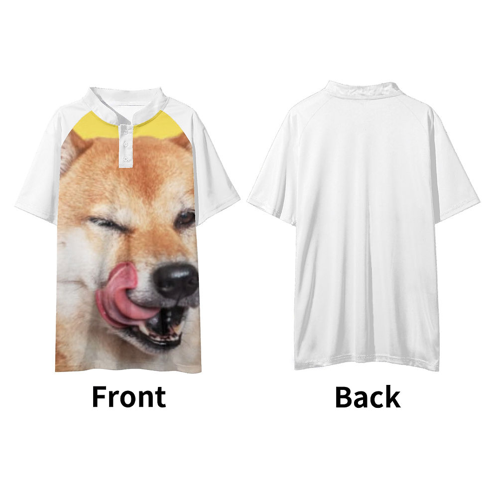 縮圖：Men's Button Up Short Sleeve Golf Tennis T-Shirts Casual Business Polo Shirts