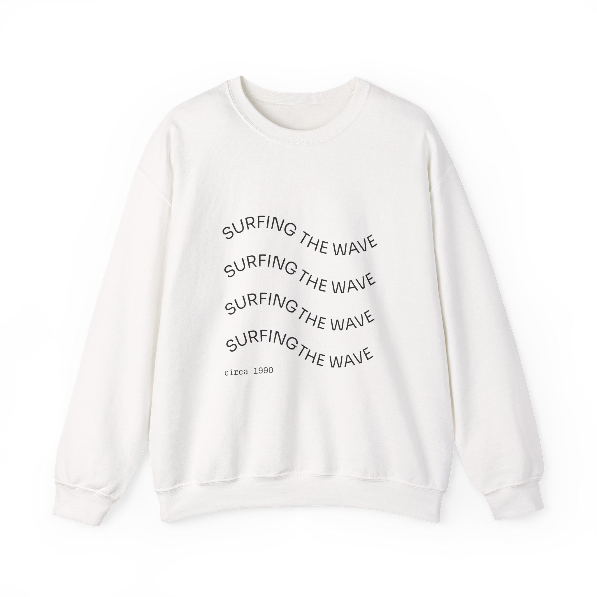 Surfing The Wave Crewneck Sweatshirt