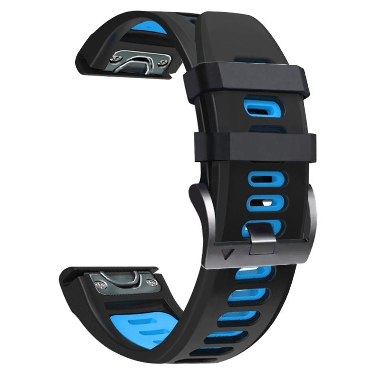 Thumbnail: Sports Two-Color Silicone Watch Band