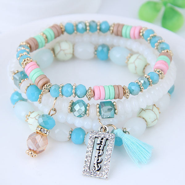 Thumbnail: Fashion Tassel  Bracelet for Women Wholesale Set Bohemia Jewelry