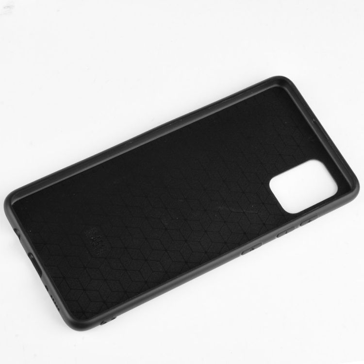 Thumbnail: For Galaxy A71 5G Shockproof Sewing Cow Pattern Skin PC + PU + TPU Case