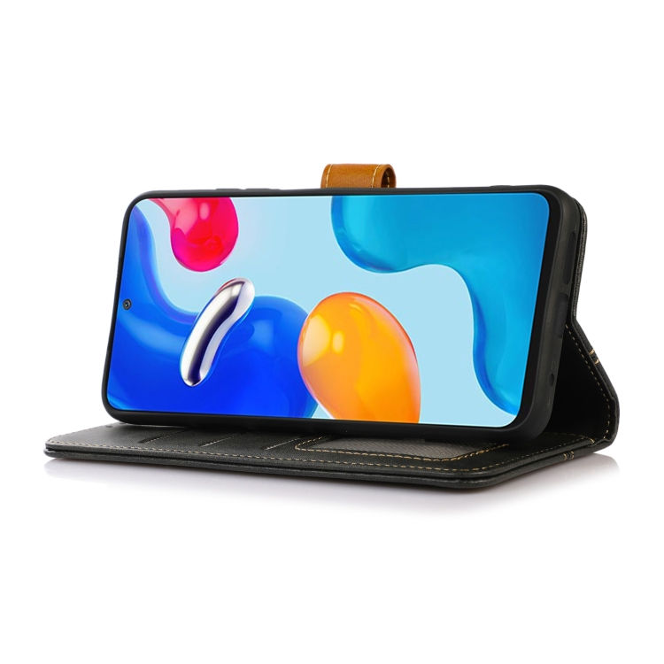 Thumbnail: Stitching Thread Calf Texture Leather Phone Case