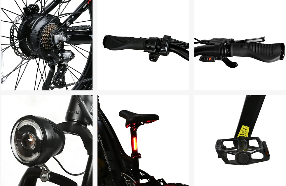 Thumbnail: Electric Bike750W 48V 17AH 120KM 150KG 26KENDA fat tires Shimano 21S shifting + 