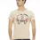 Thumbnail: Beige Cotton Men T-Shirt