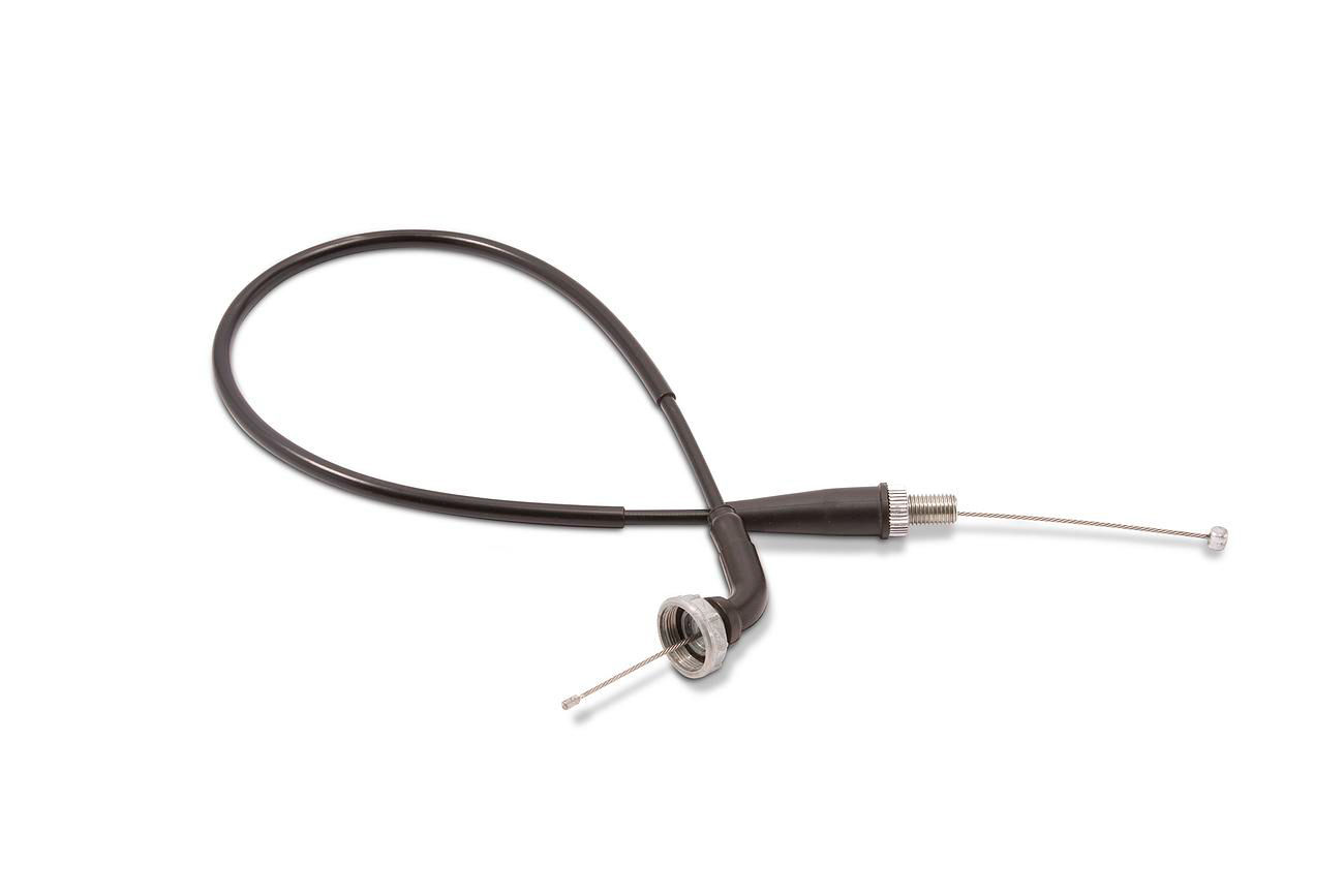 MOTION PRO - BLACK VINYL THROTTLE CABLE WITH CAP - 02-0617