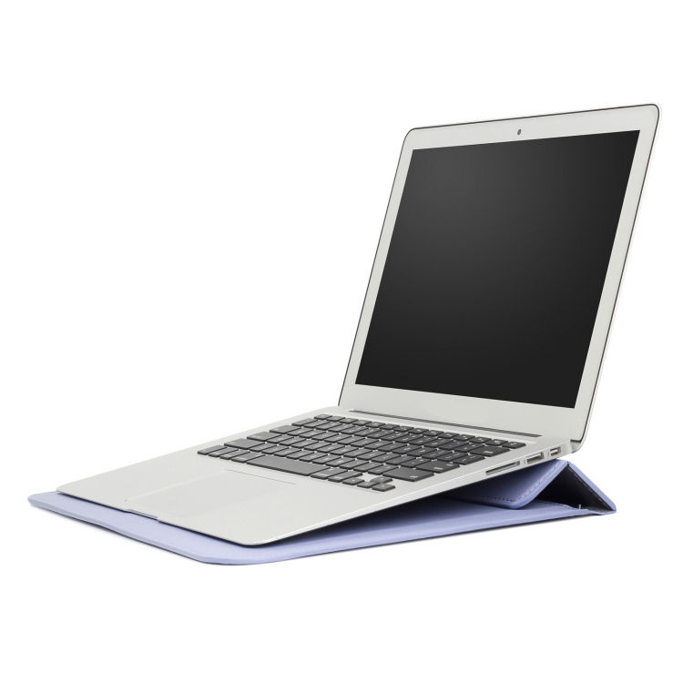 Thumbnail: PU Leather Ultra-thin Envelope Bag Laptop Bag with Stand Function