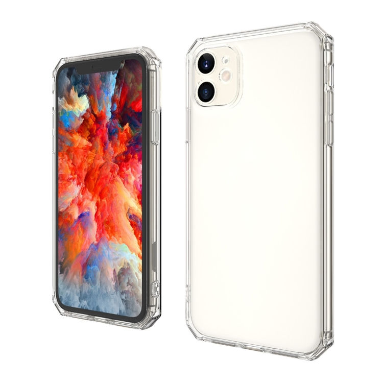 Thumbnail: Straight Edge Square Corners Transparent TPU Soft Case