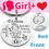 Thumbnail: Lovely Personalized Baby Boys Girls Keychain  Name Birth Weight Height For Newbo