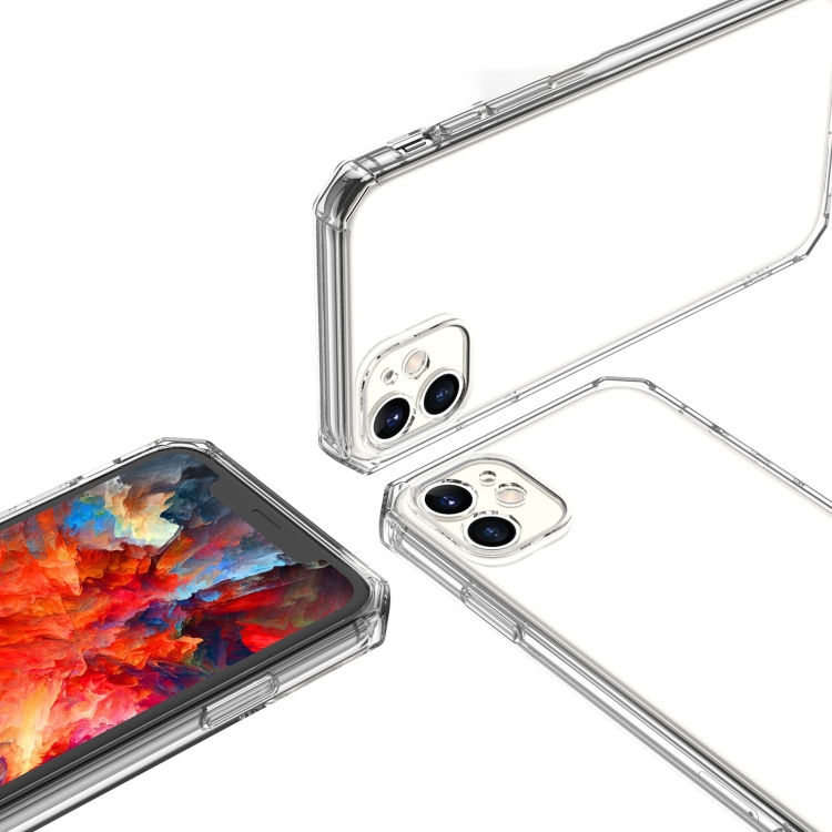 Thumbnail: Straight Edge Square Corners Transparent TPU Soft Case