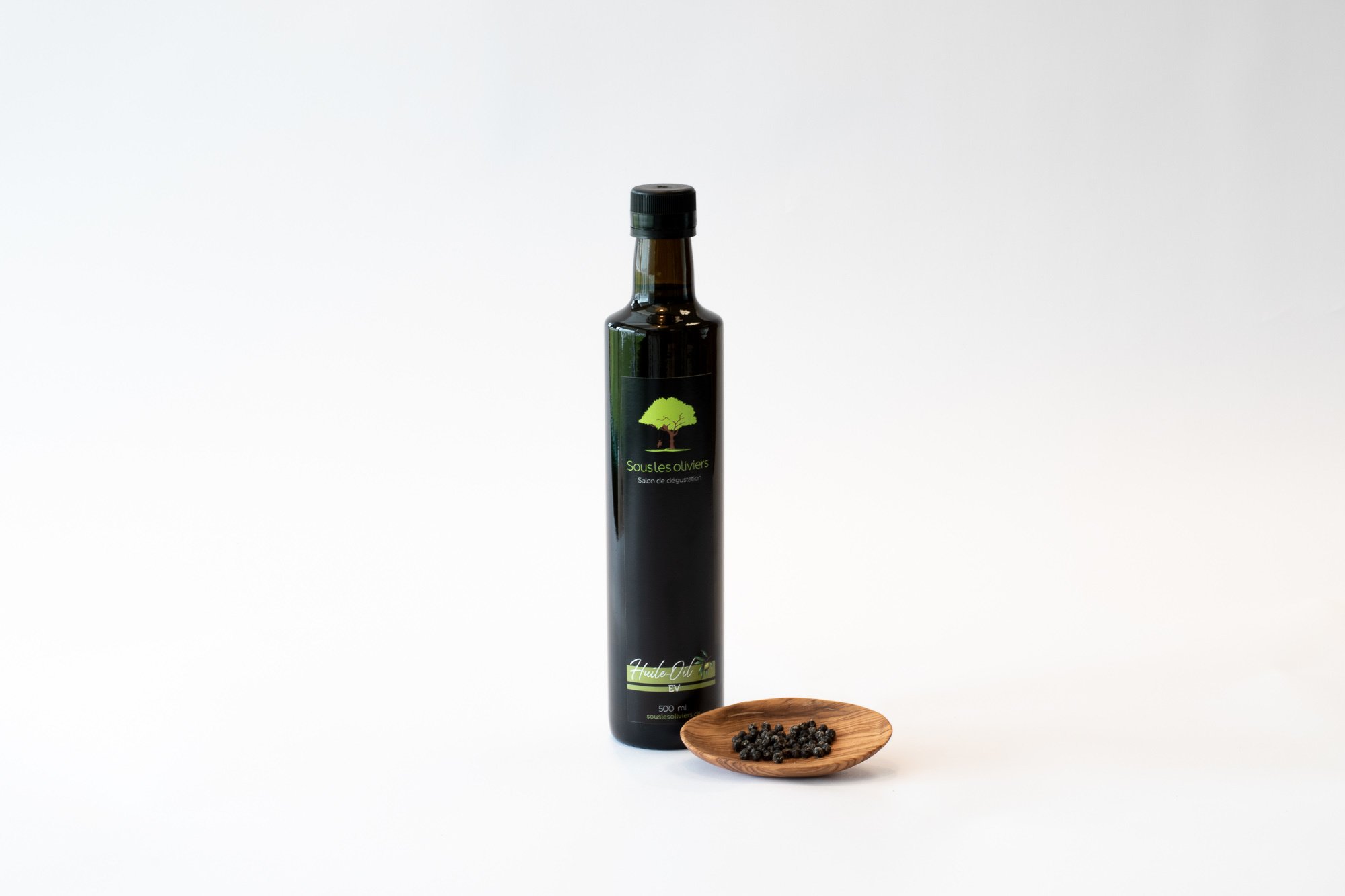 Huile d'Olive Extra Vierge - Poivre Noir