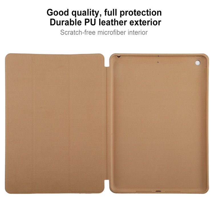 Thumbnail: Horizontal Flip Smart Leather Case with Three-folding Holder