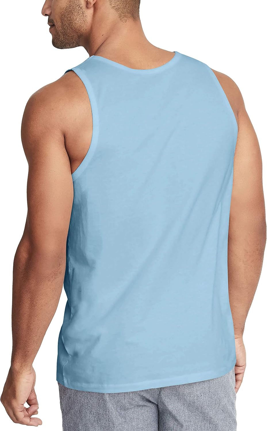 Thumbnail: Hat and Beyond Mens Tank Top Soft Performance Boxing Gym Shirts Plain Muscle Tee