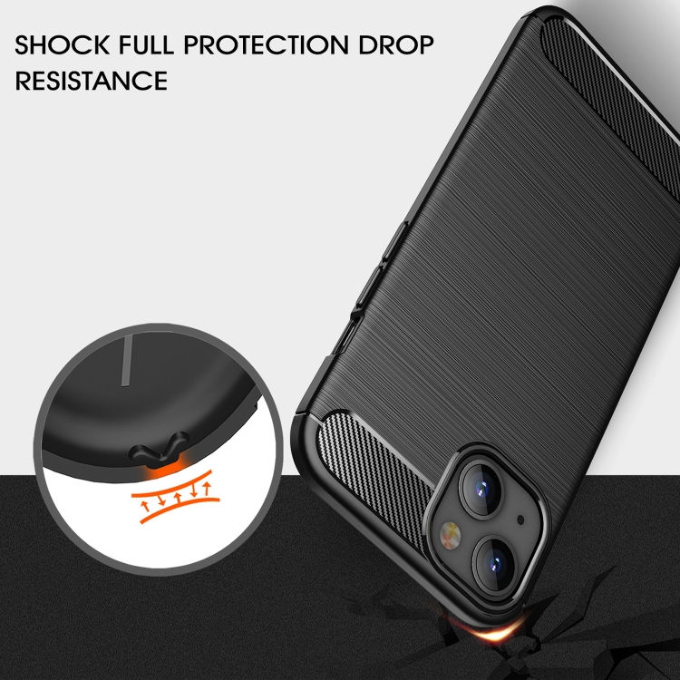 Thumbnail: Brushed Texture Carbon Fiber TPU Case