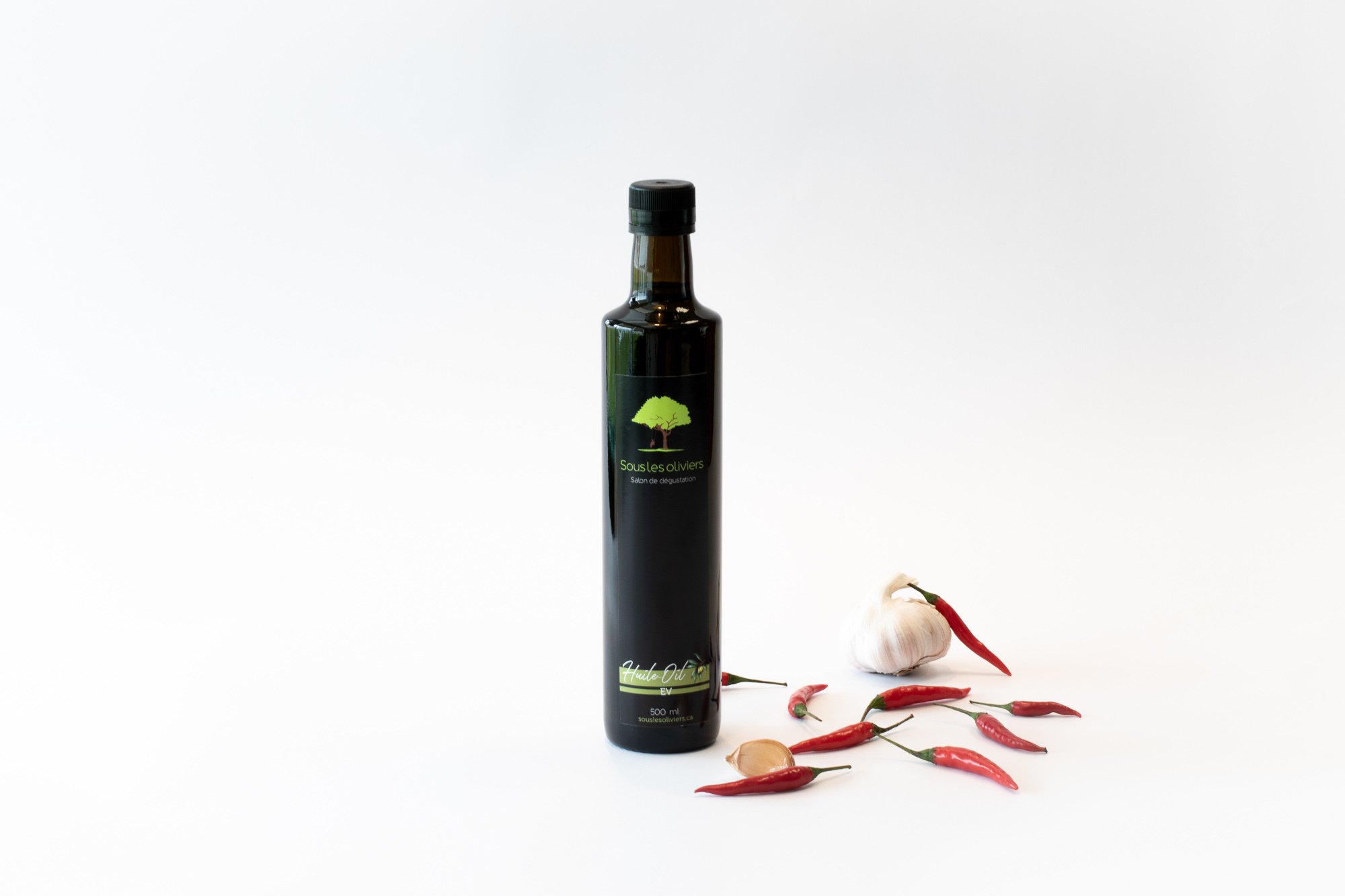 Huile d'Olive Extra Vierge - Ail et Chili