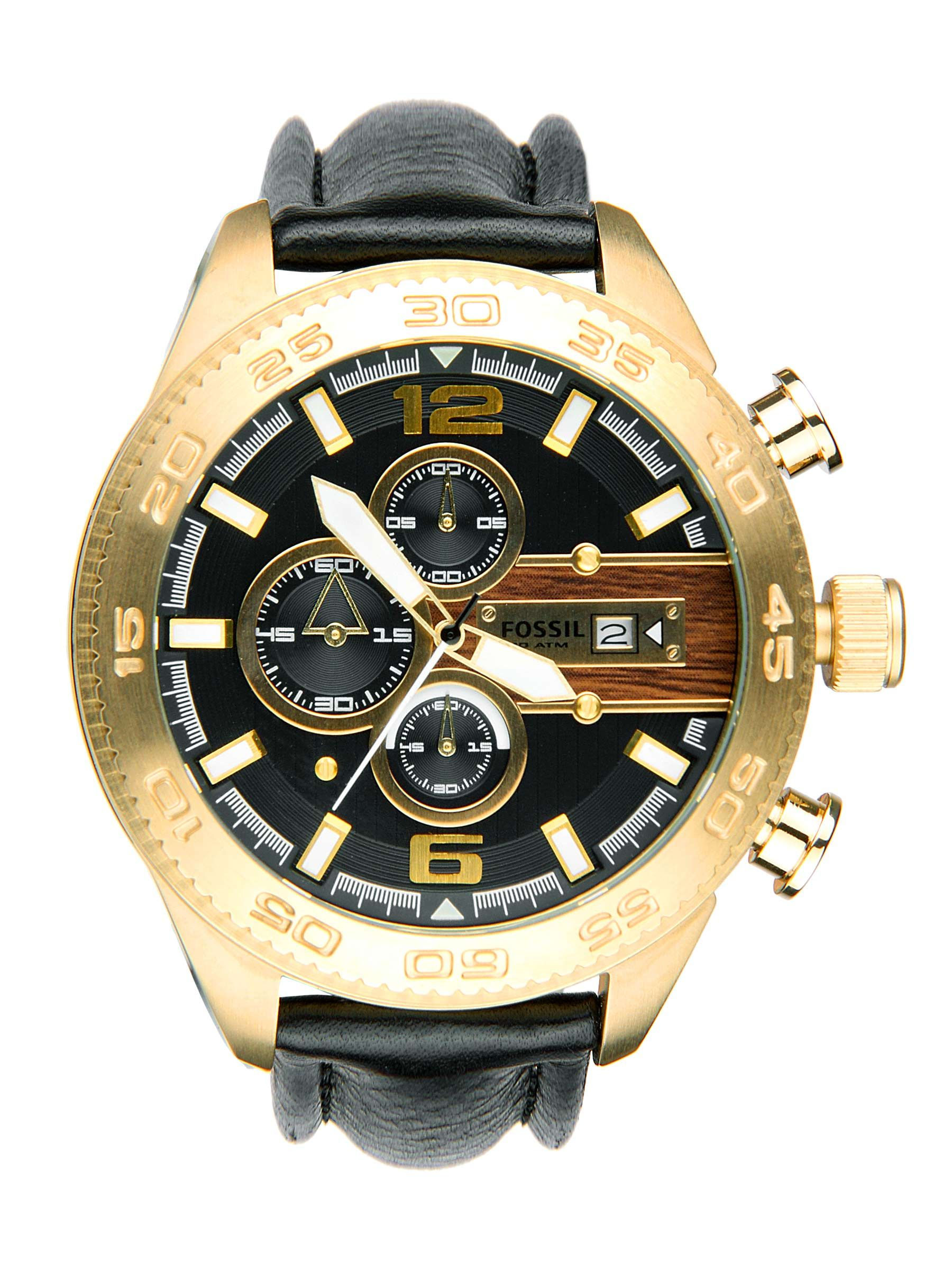 Fossil Men Black Dial Chronograph Watch CH2652